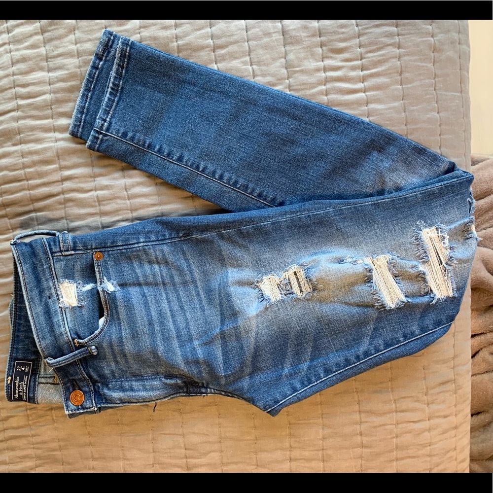 Abercrombie and Fitch Skinny Jeans- Destroyed